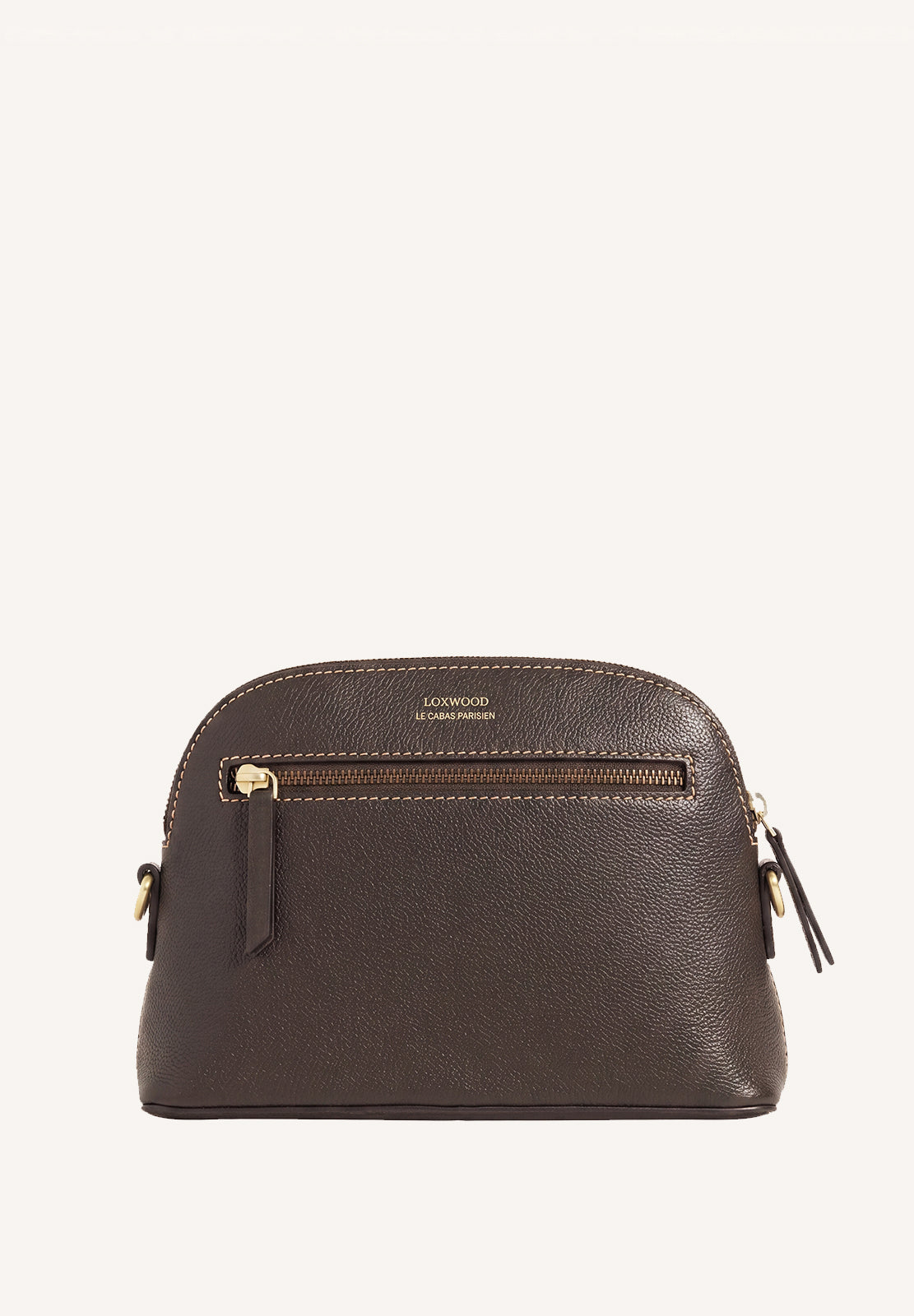 DEMI-LUNE - Sac en cuir grainé