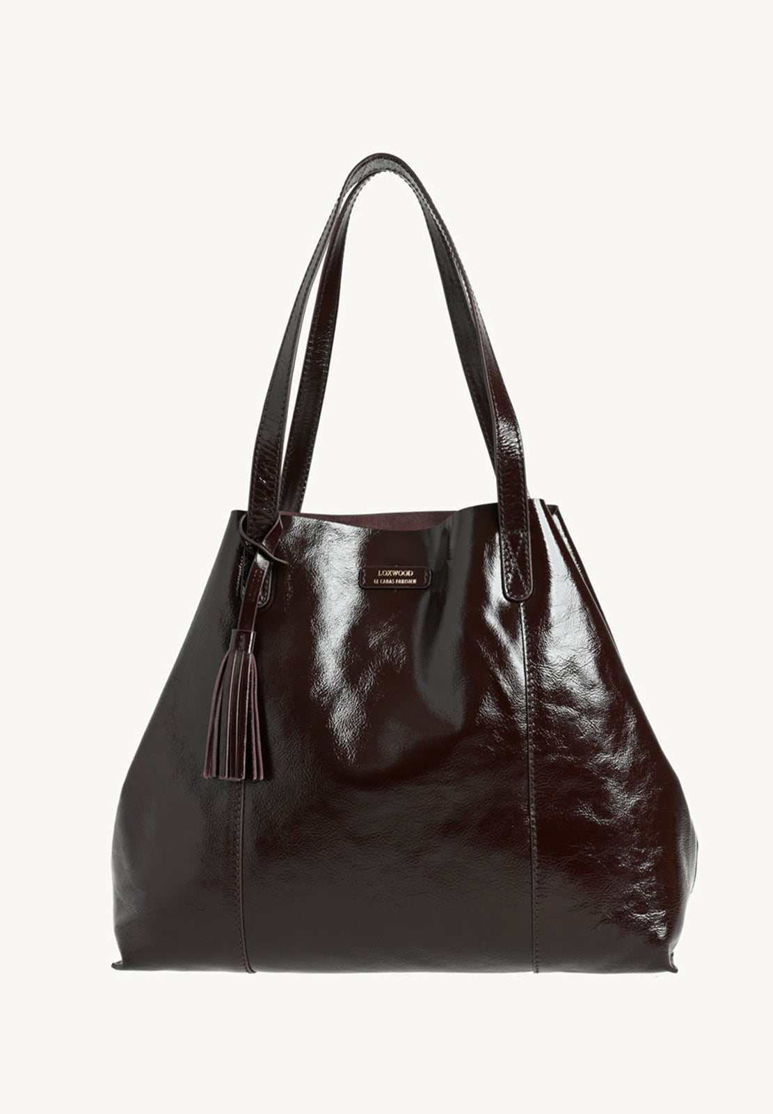 ODÉON - Supple patent leather tote bag