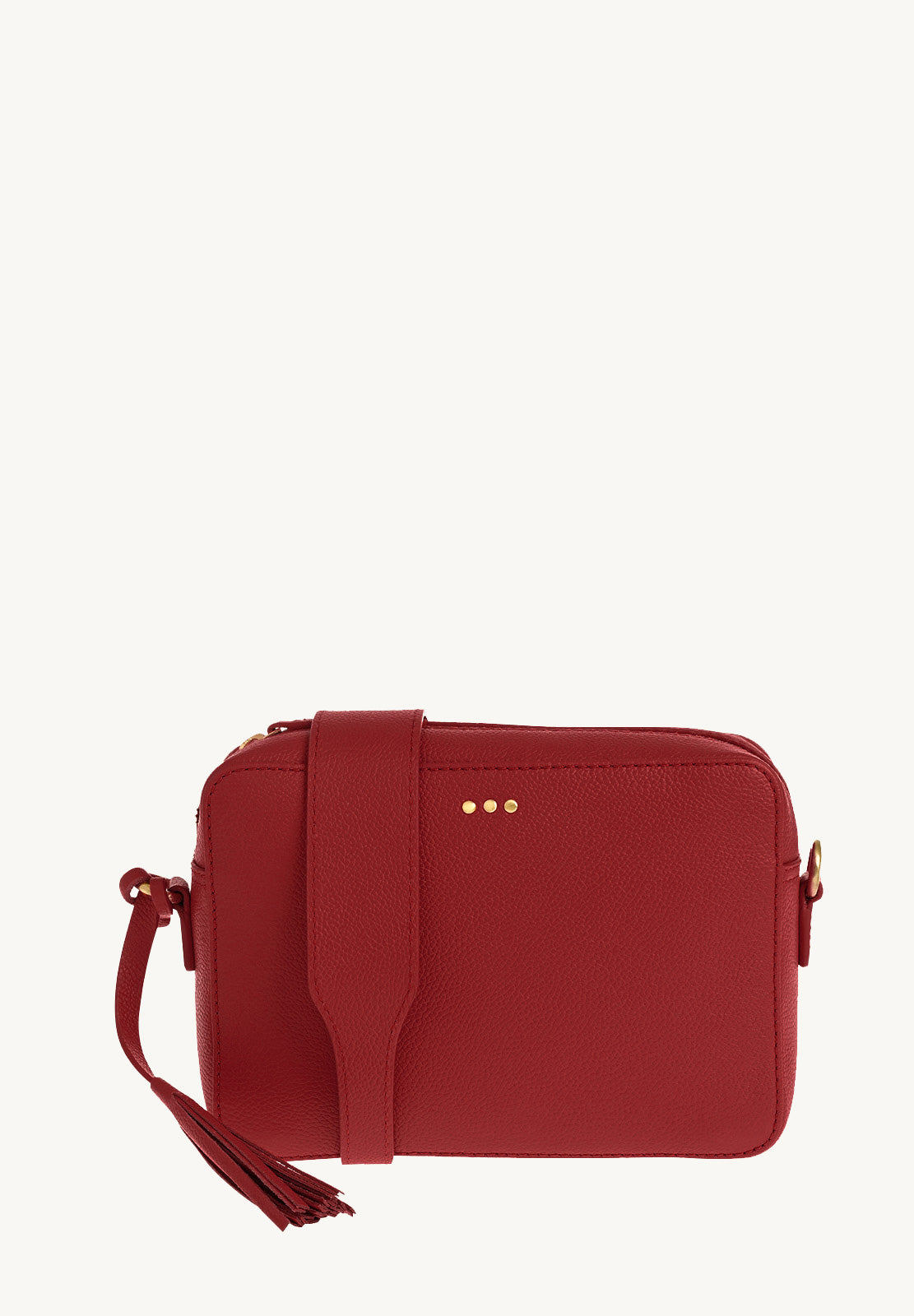 CAMERA - Grained leather shoulder bag
