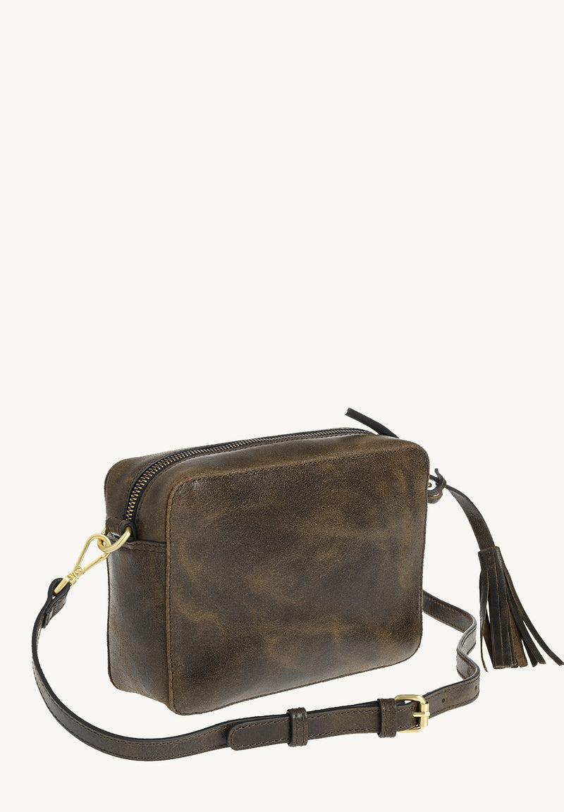 CAMERA - Sac bandoulière en cuir vintage