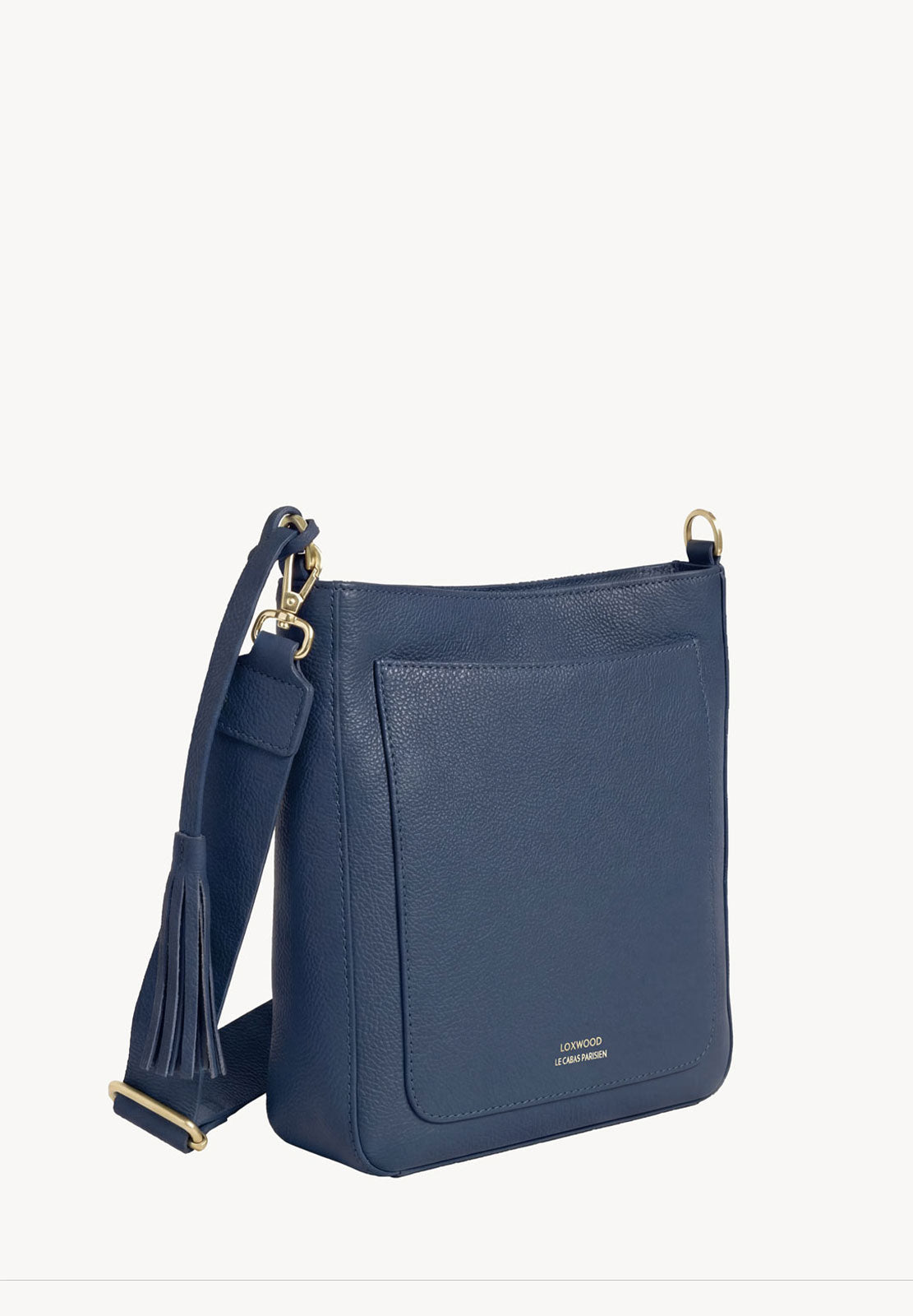 CALYPSO - Crossover bag with front pocket, Blue Jean