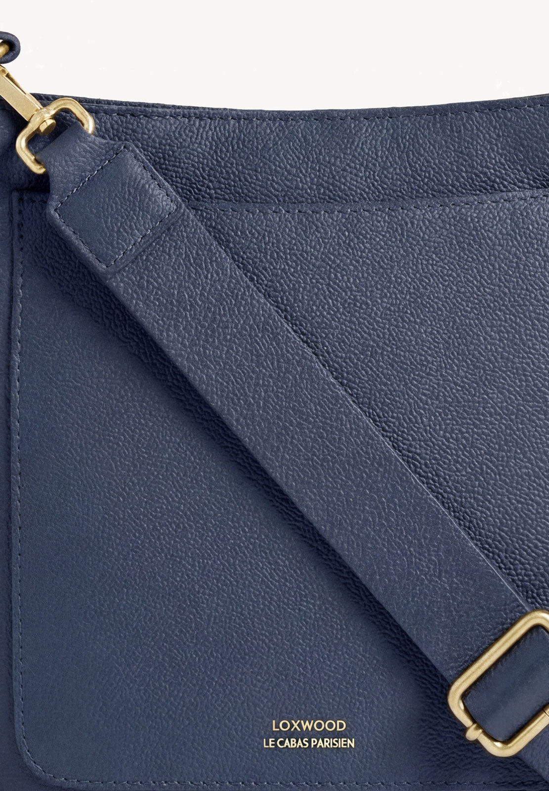 CALYPSO - Crossover bag with front pocket, Blue Jean