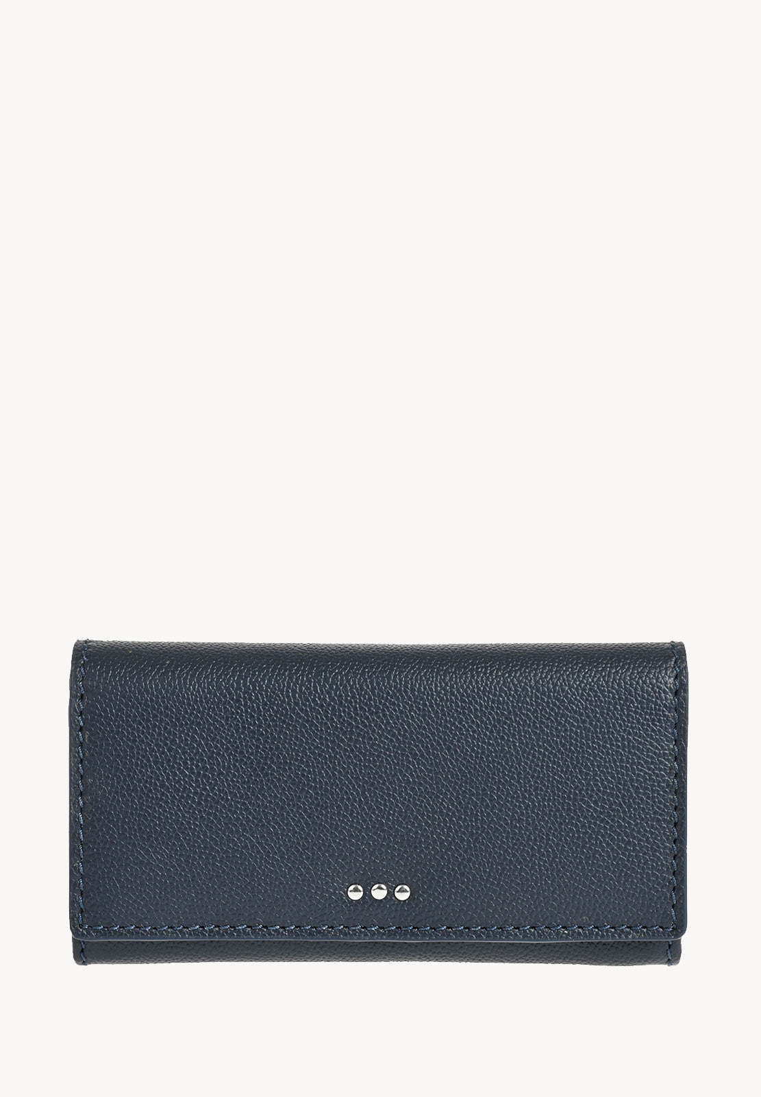 Flap wallet - Grained leather