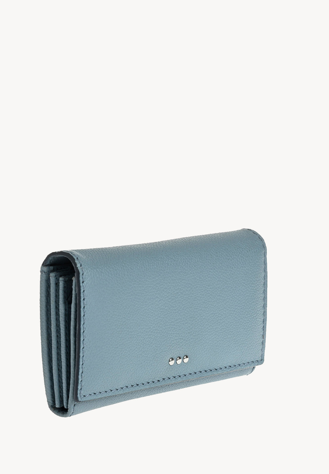 Portefeuille à rabat - Cuir grainé