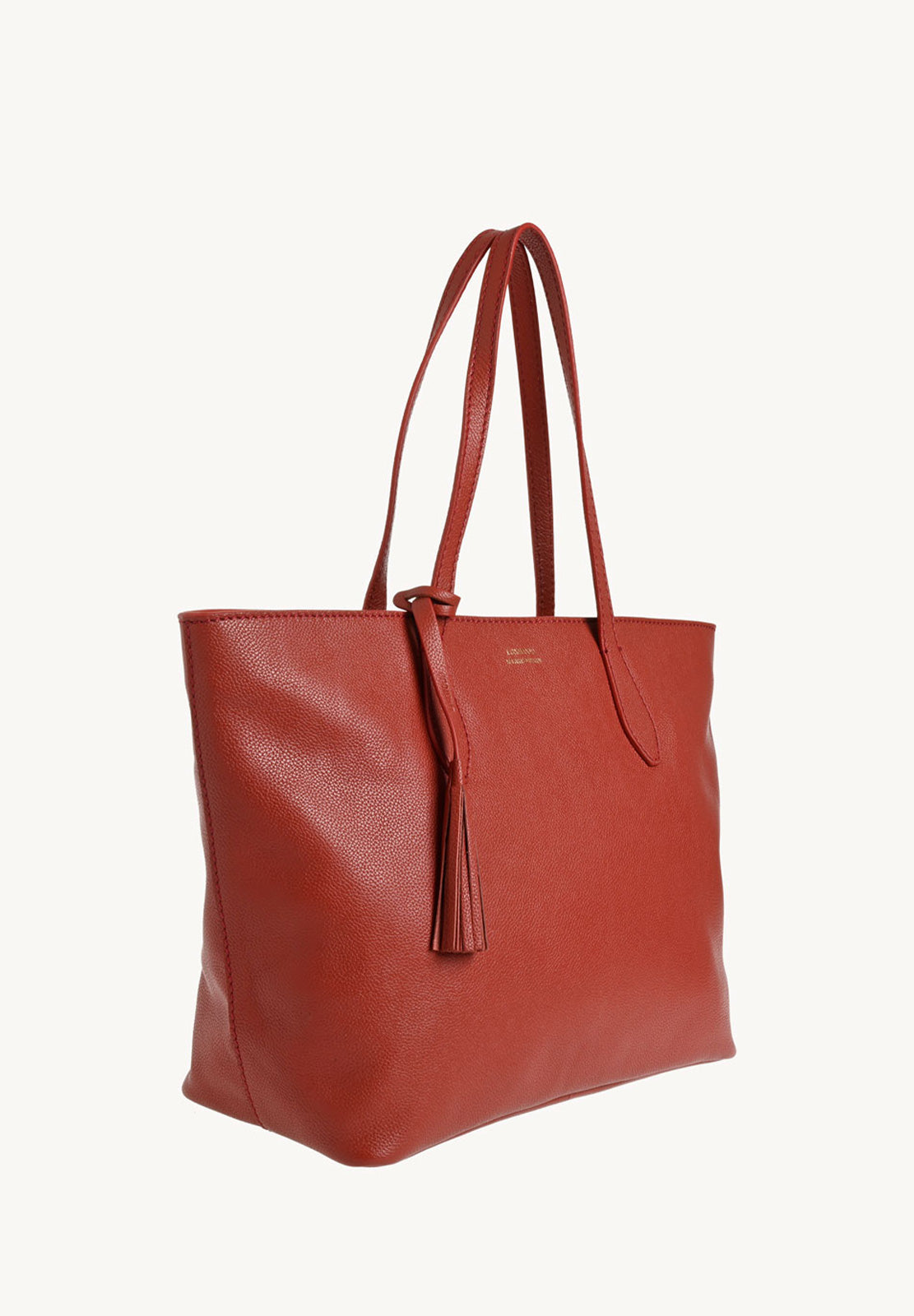 SHOPPER - Sac porté épaule en cuir grainé