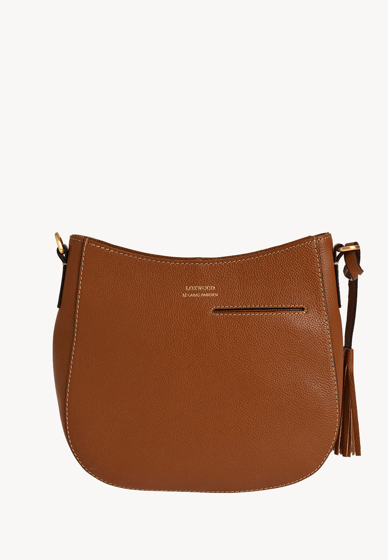 MAUD - Sac crossover en cuir grainé