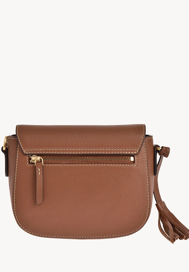 MARNIE - Sac besace en cuir grainé