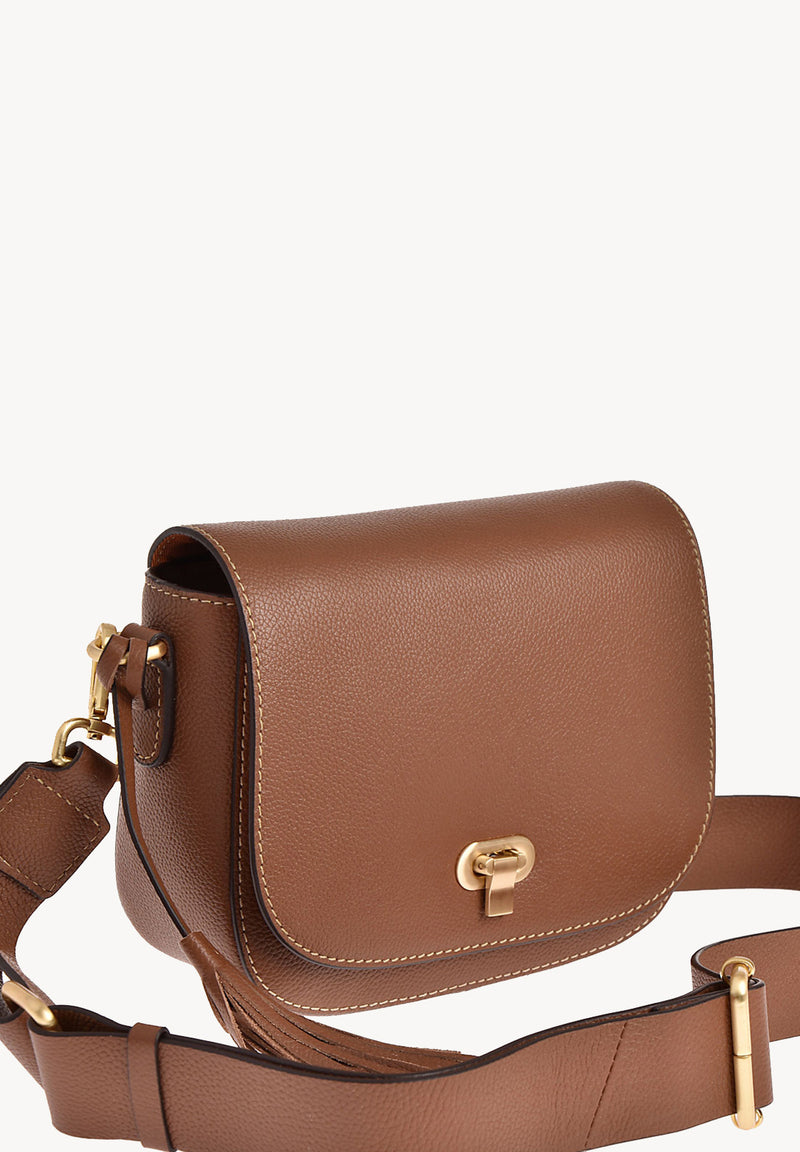 MARNIE - Sac besace en cuir grainé