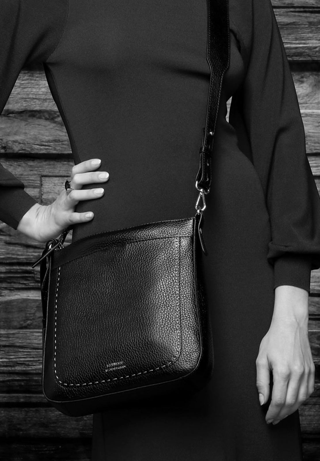 Pochette Ivy Piqué Main Honey