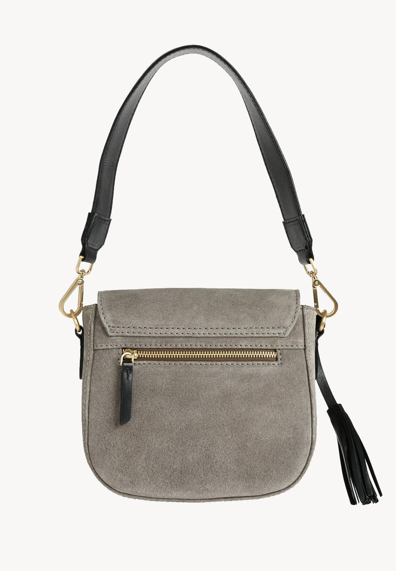 Ehla - Suede leather messenger bag