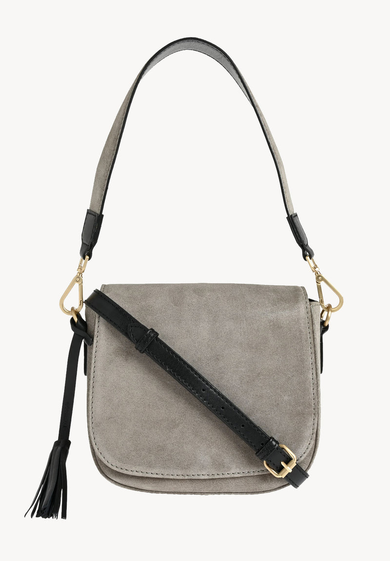 Ehla - Suede leather messenger bag