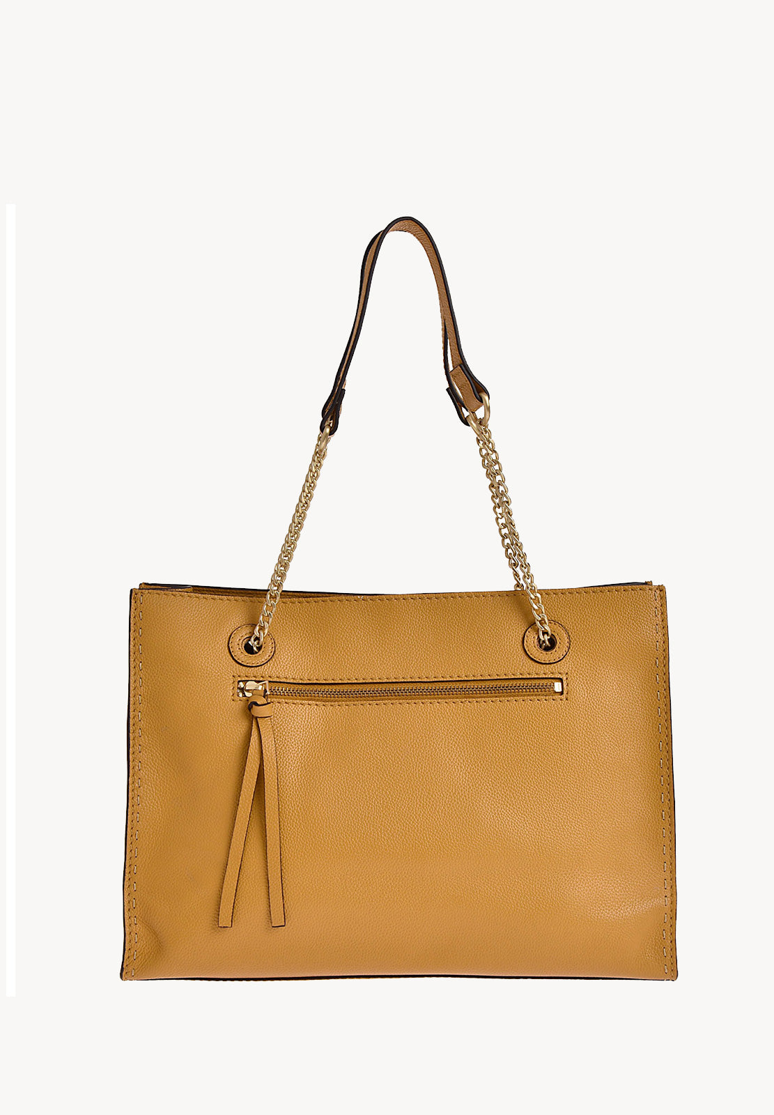 JOHANNA - Sac en cuir grainé avec chaînes