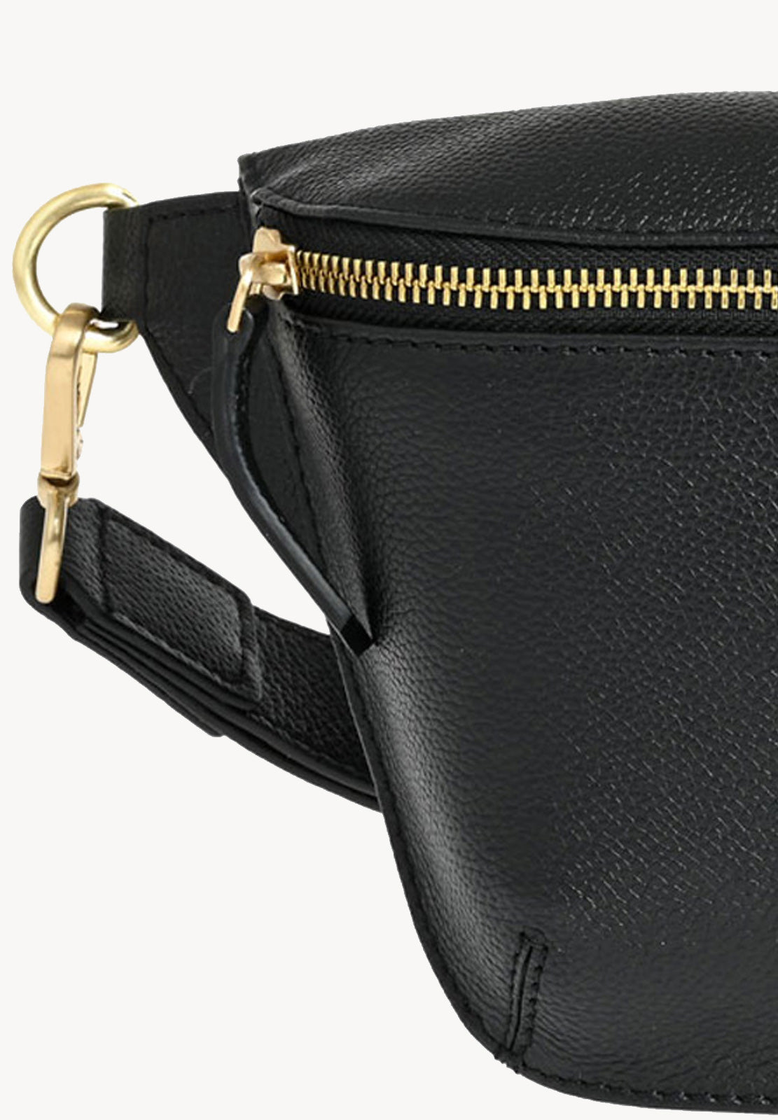 GAYA - Sac banane en cuir grainé