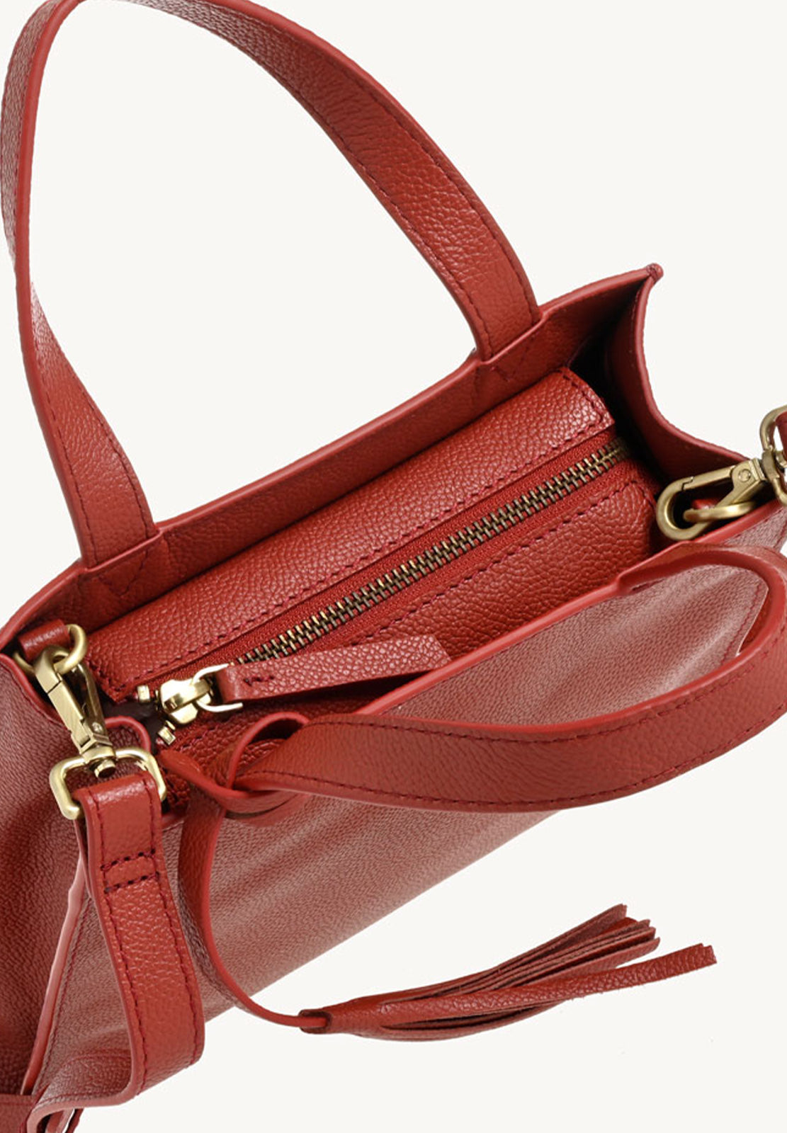 SIMONE - Cabas en cuir grainé