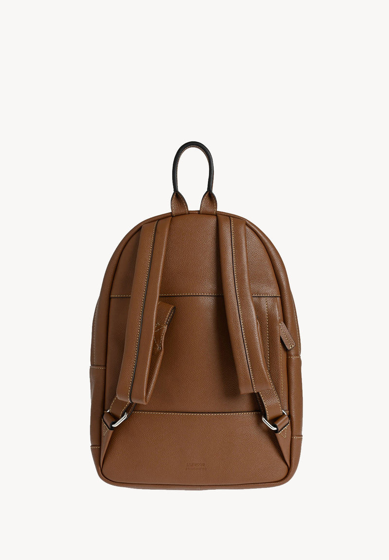 BACKPACK - Grained leather