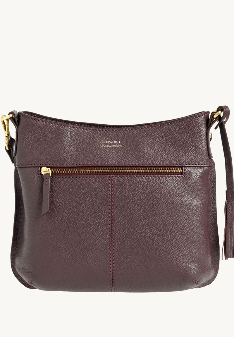 CELIA L - Sac besace en cuir grainé