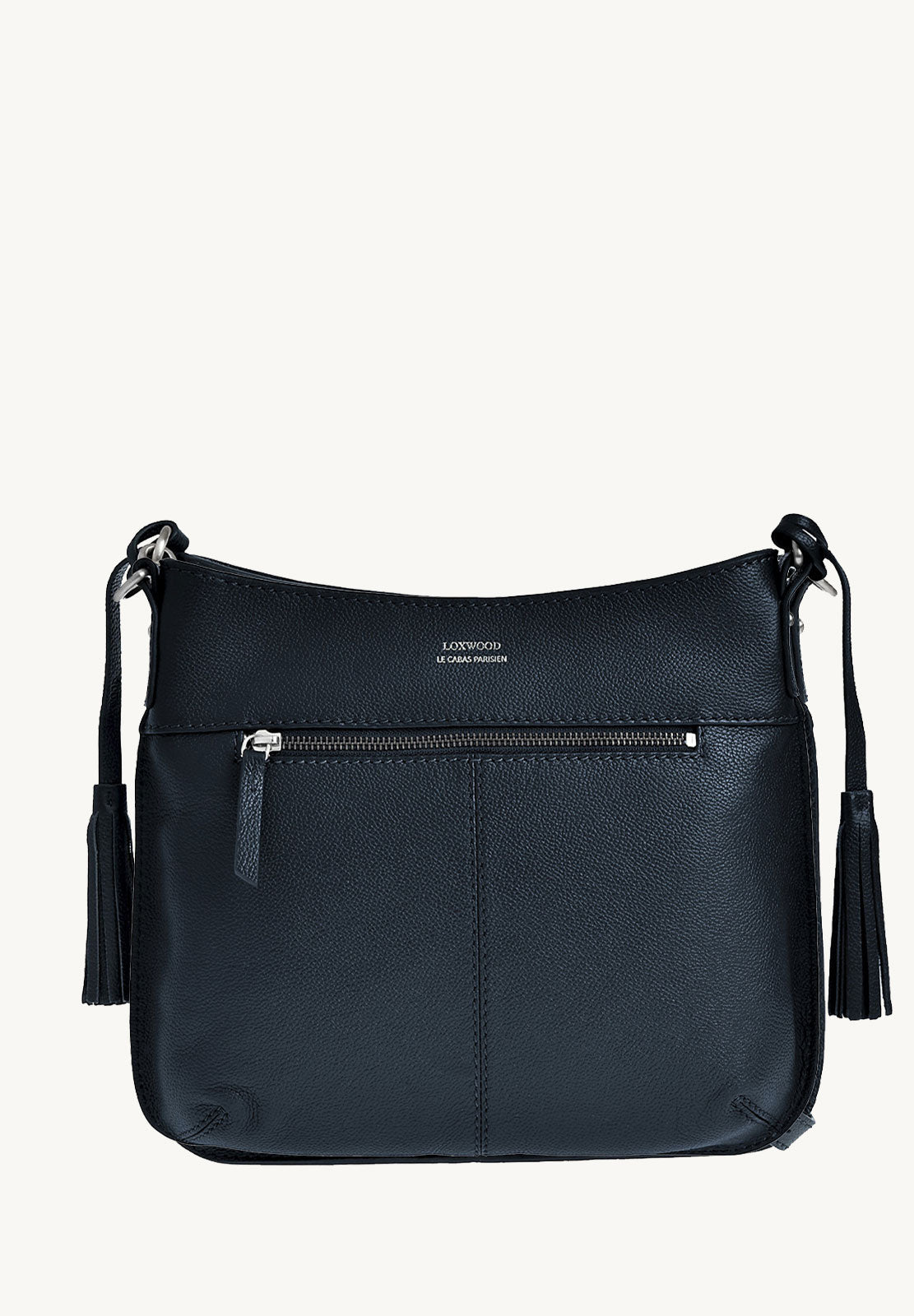 CELIA L - Grained leather messenger bag