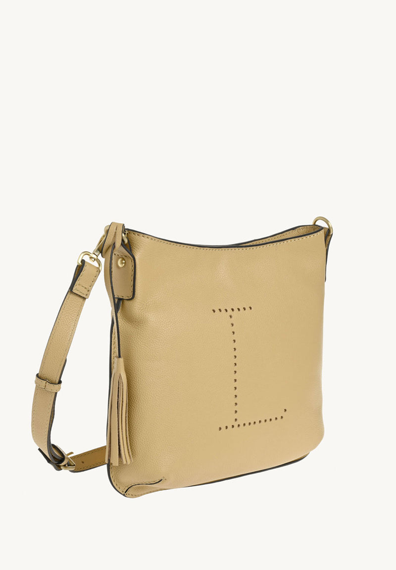 CELIA L - Sac besace en cuir grainé