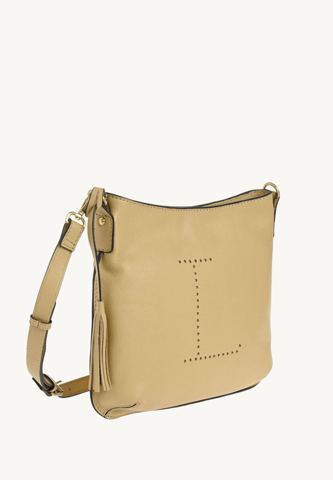 CELIA L - Sac besace en cuir grainé