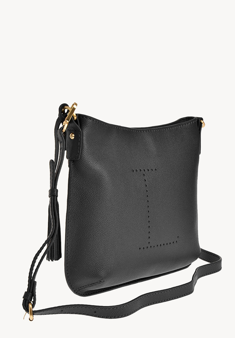 CELIA L - Sac besace en cuir grainé