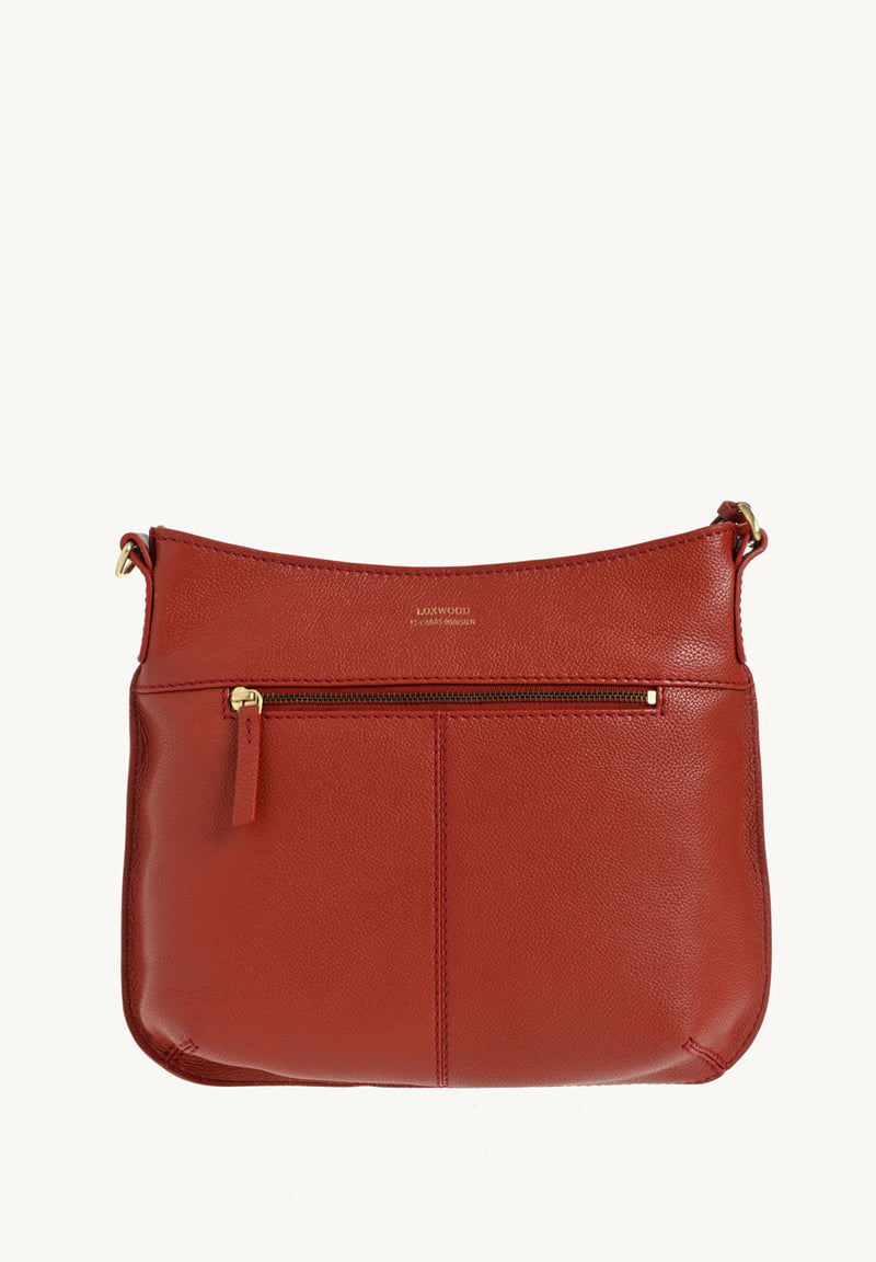 CELIA L - Grained leather messenger bag