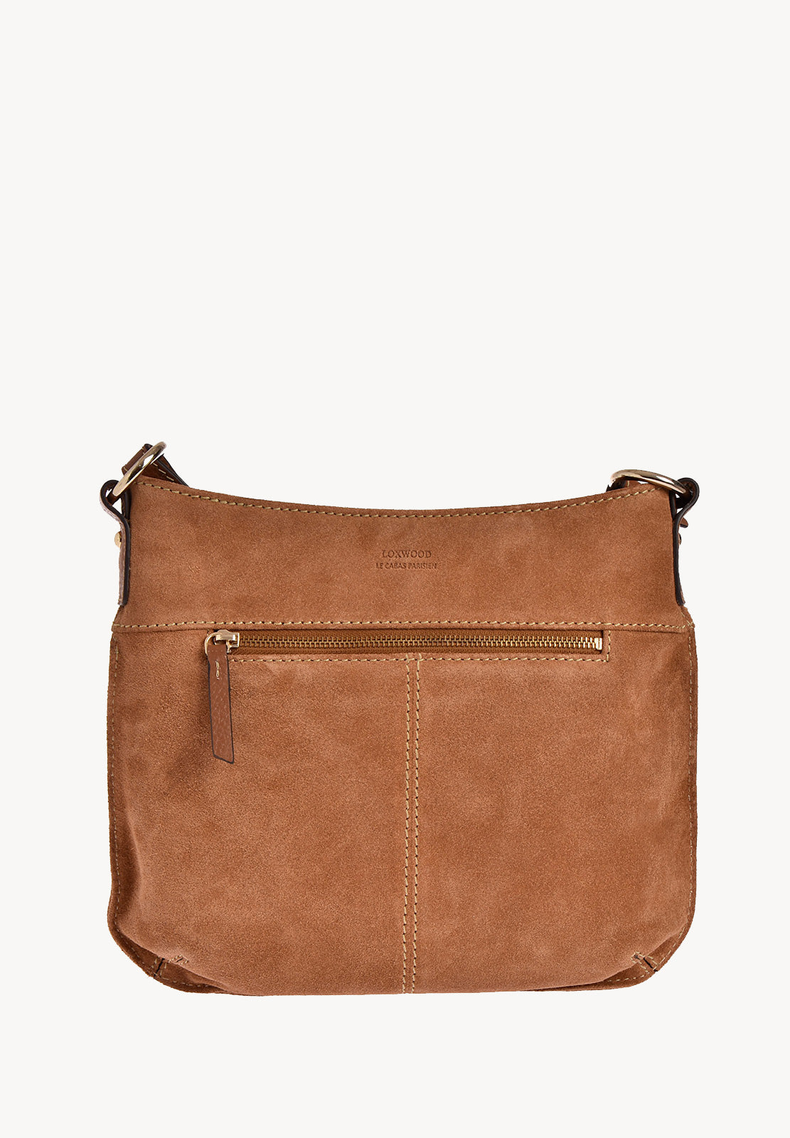 CELIA L - Sac besace en cuir velours