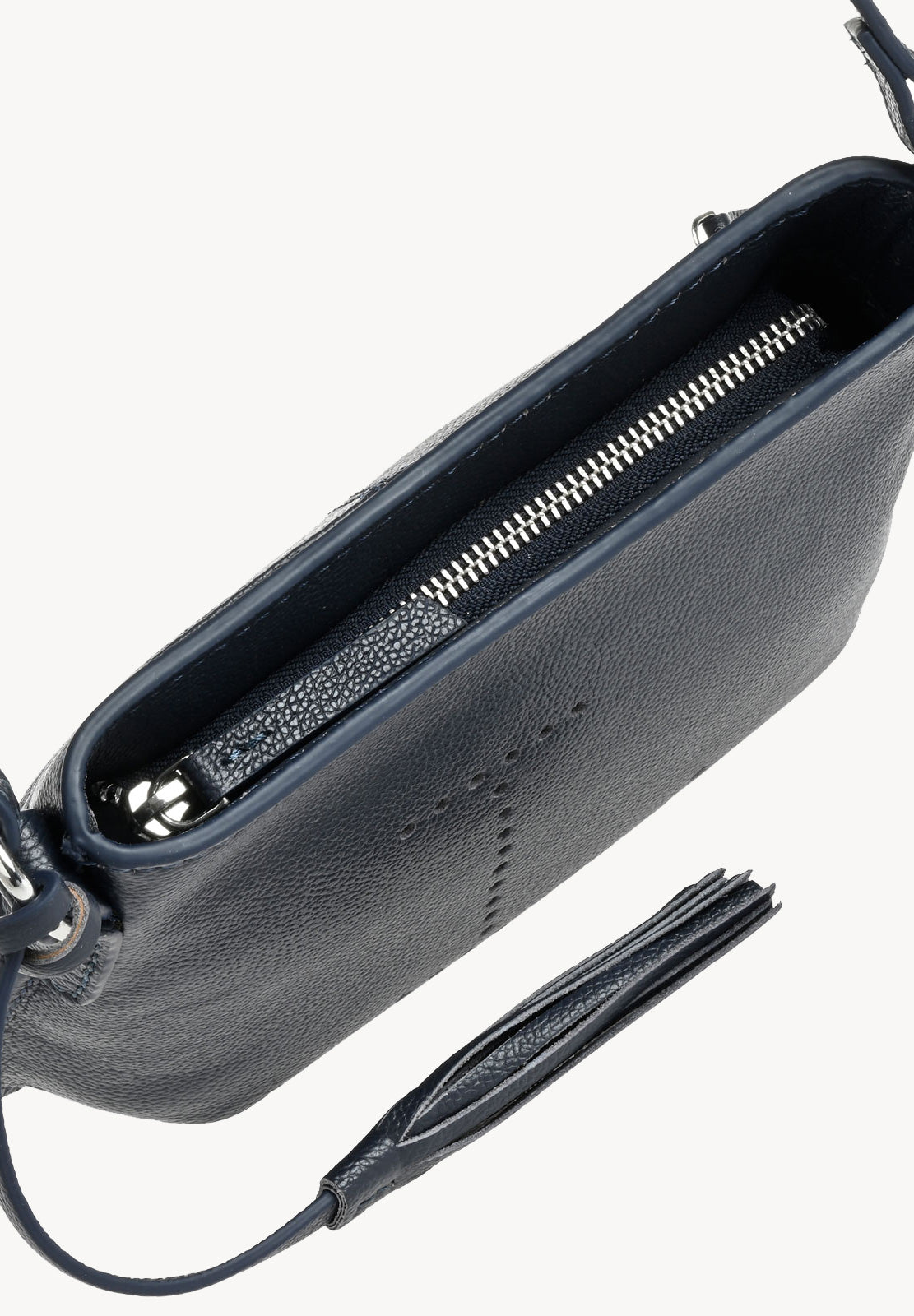 MINI CELIA - Petit sac besace en cuir grainé