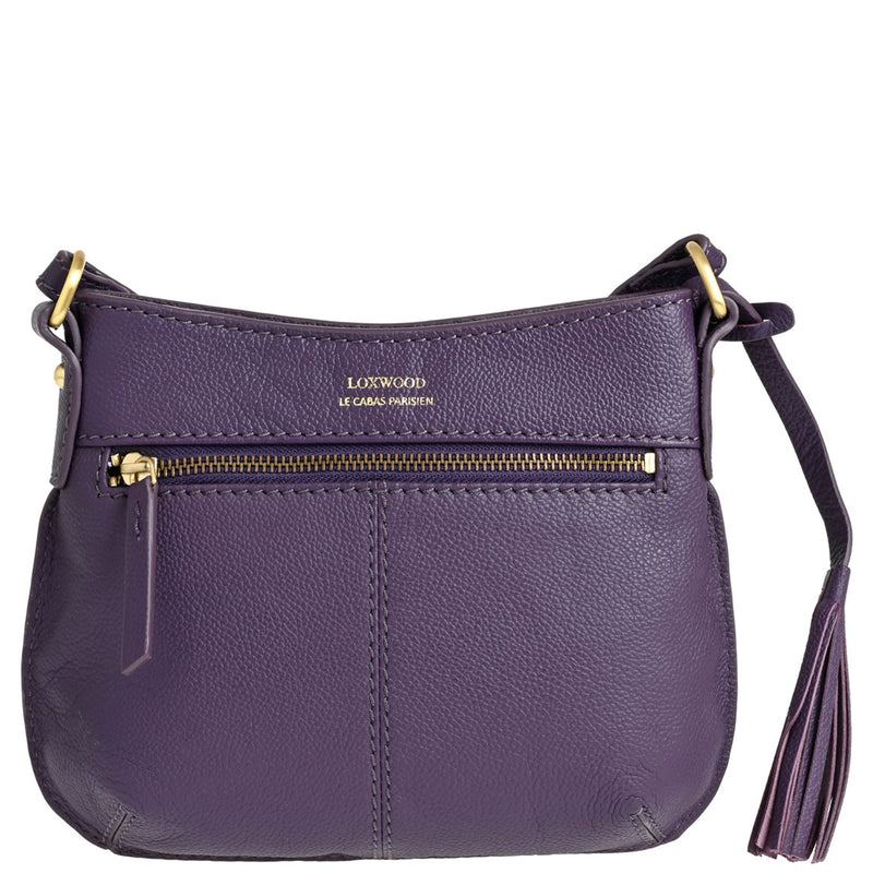 MINI CELIA - Petit sac besace en cuir grainé