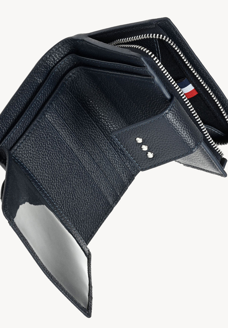 Small backpack wallet - Grained leather