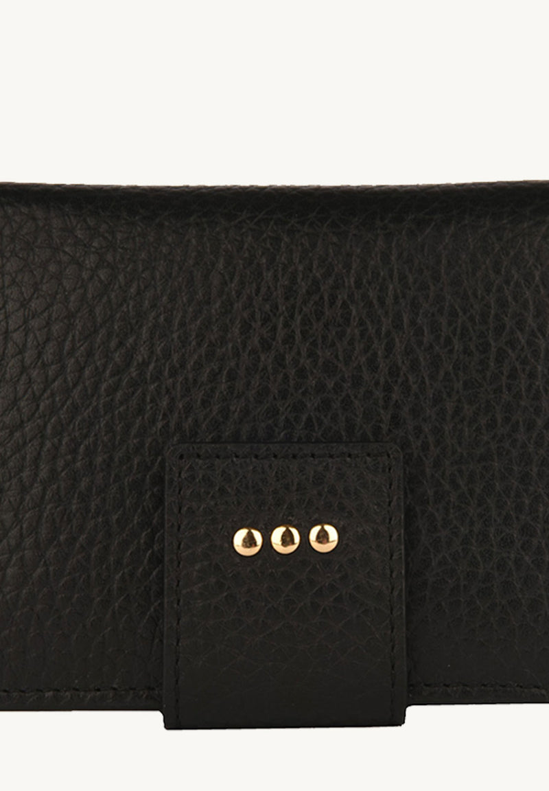 Small backpack wallet - Grained leather