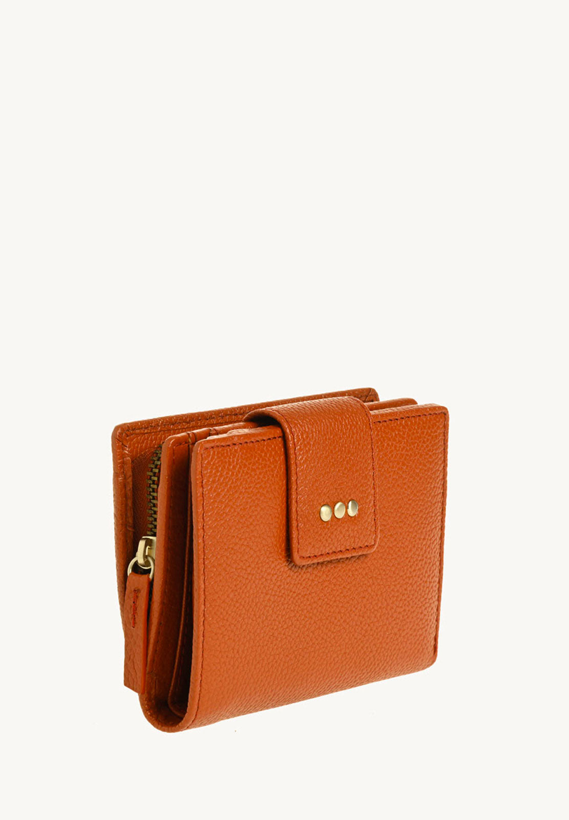 Small backpack wallet - Grained leather