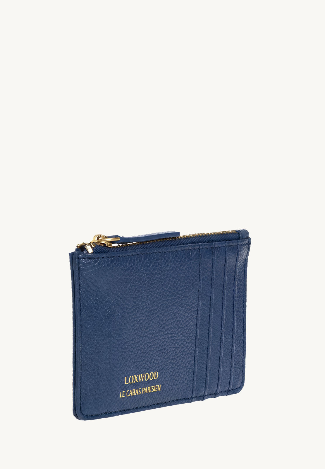 Noah-Blue Jean Leather Card Holder
