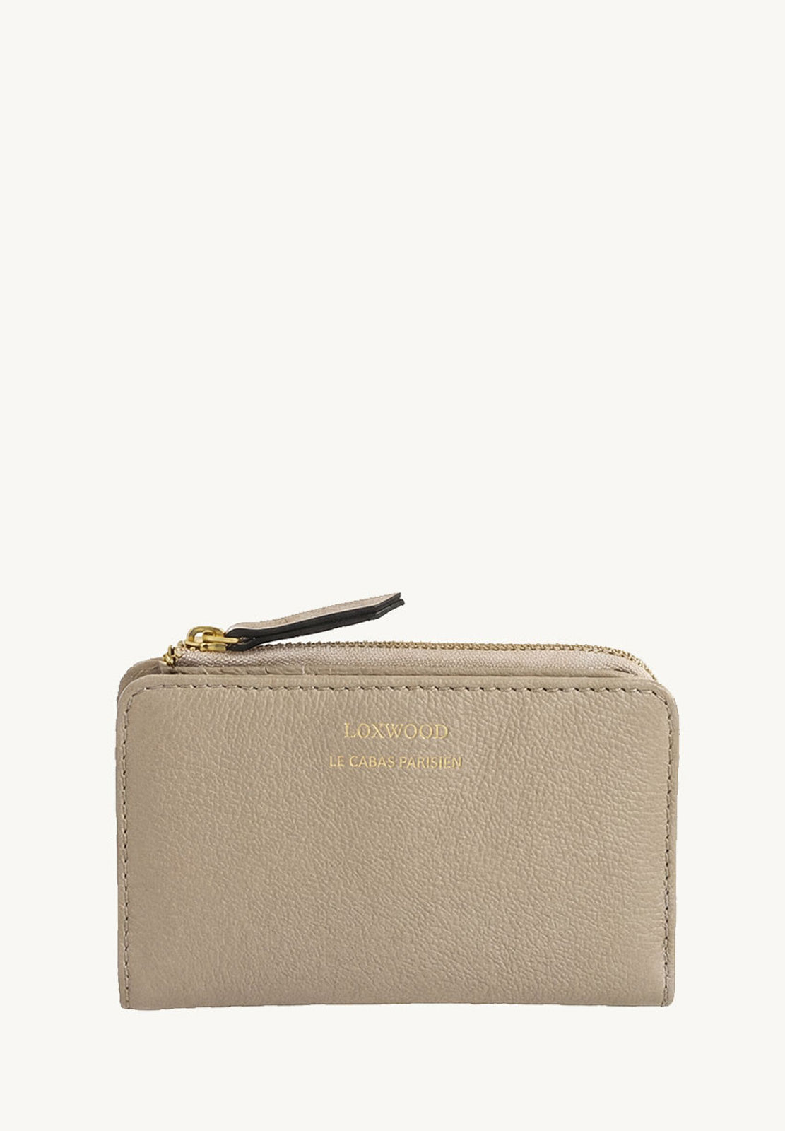 JONAH - Portefeuille zippé en cuir grainé