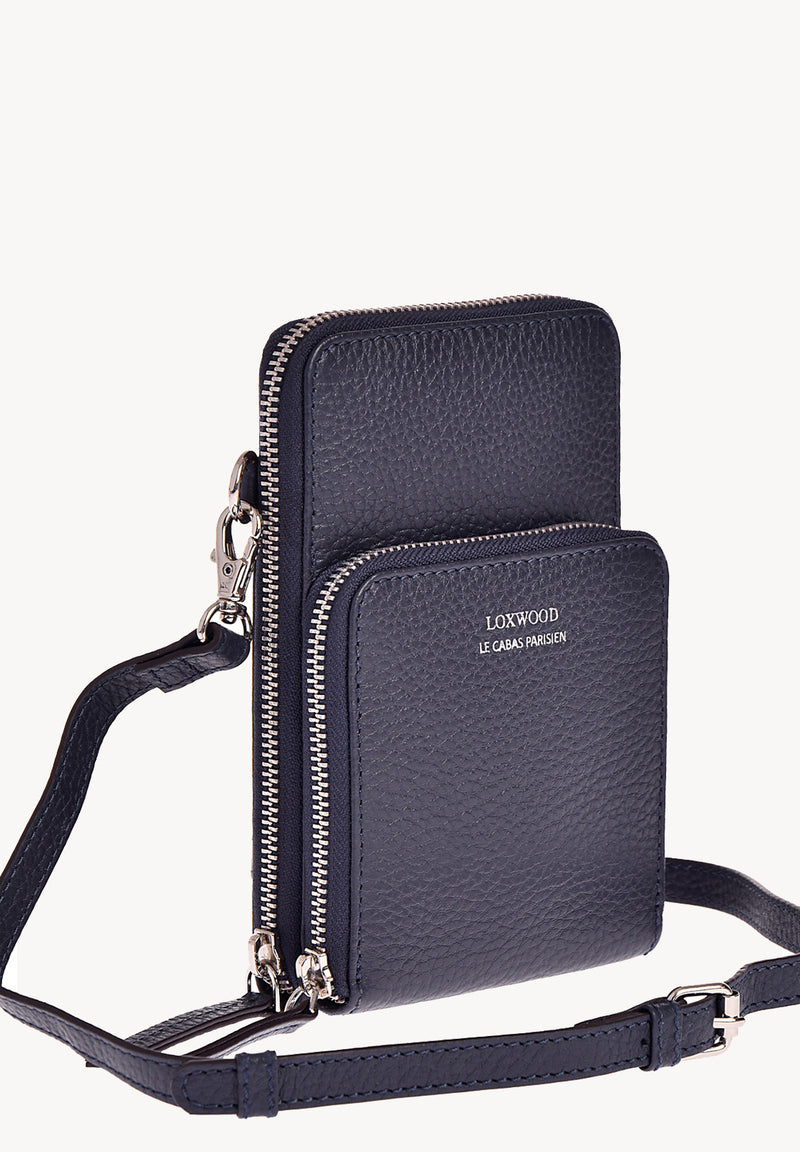 JILL - Pochette téléphone en cuir grainé