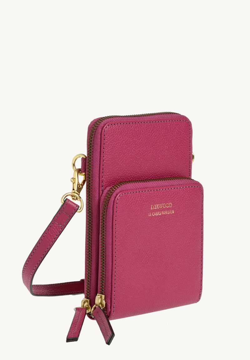 JILL - Pochette téléphone en cuir grainé