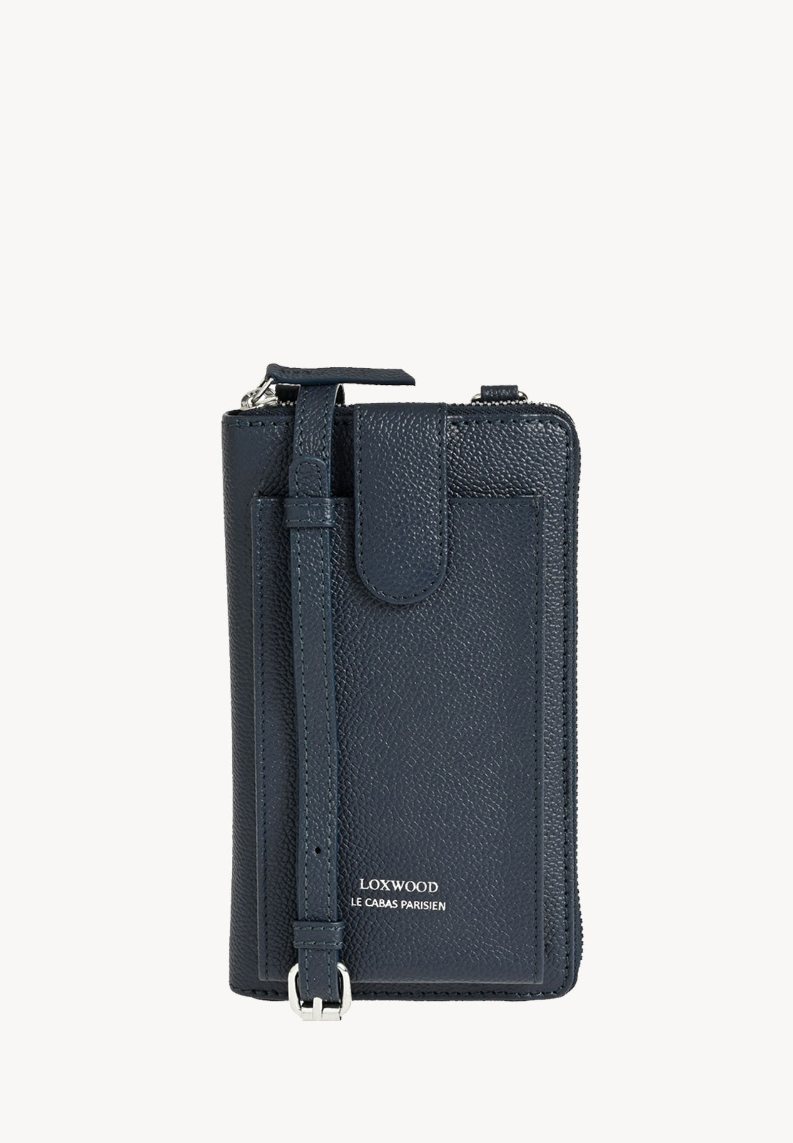 LIZ- Pochette téléphone en cuir grainé