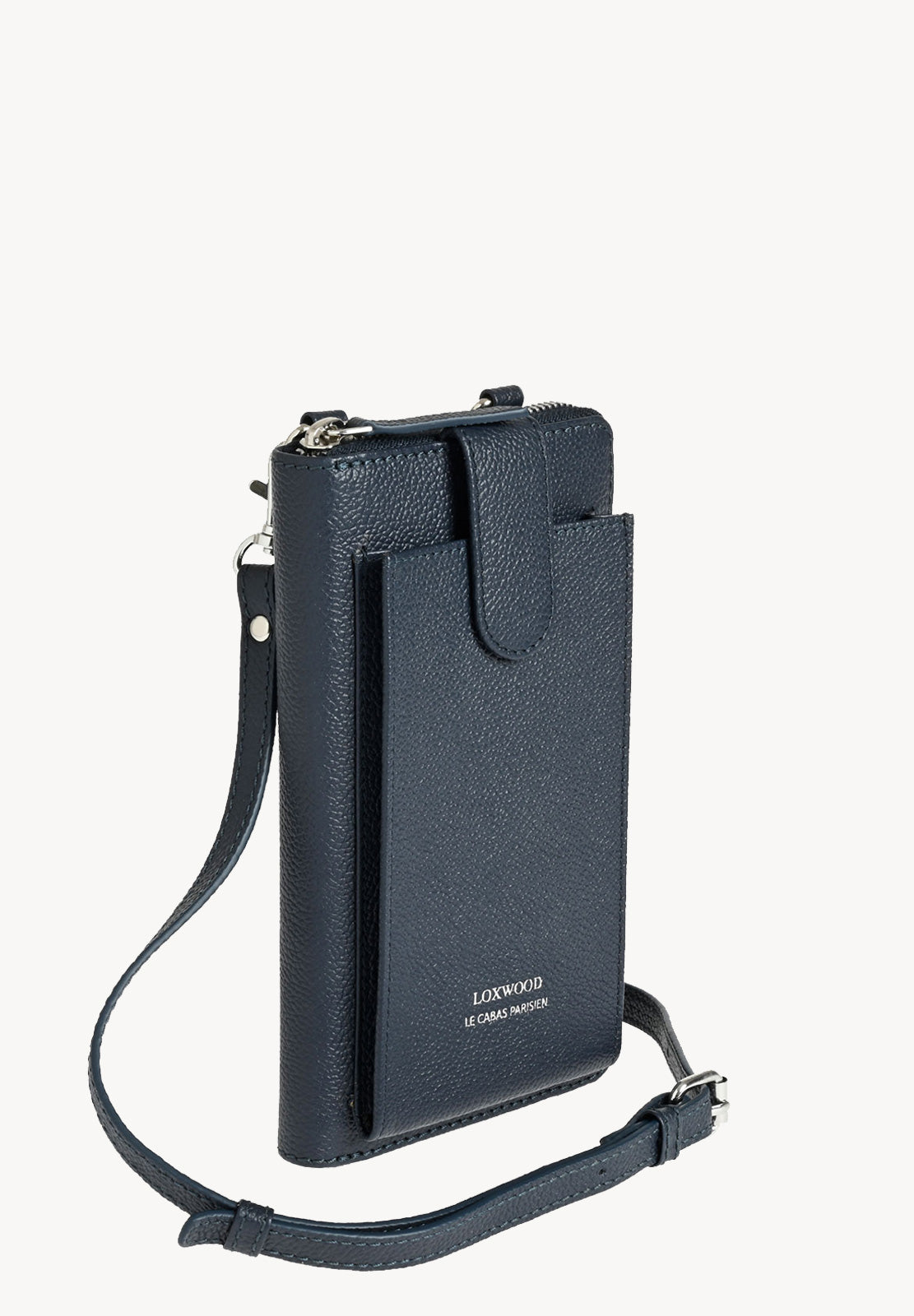 LIZ- Pochette téléphone en cuir grainé