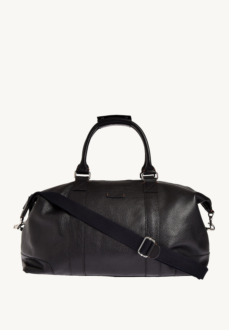 DEAUVILLE - Grained leather travel bag