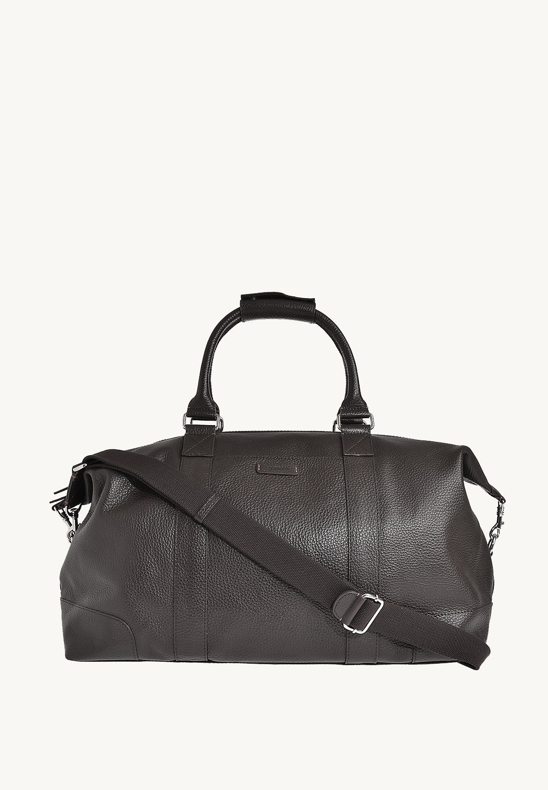 DEAUVILLE - Grained leather travel bag