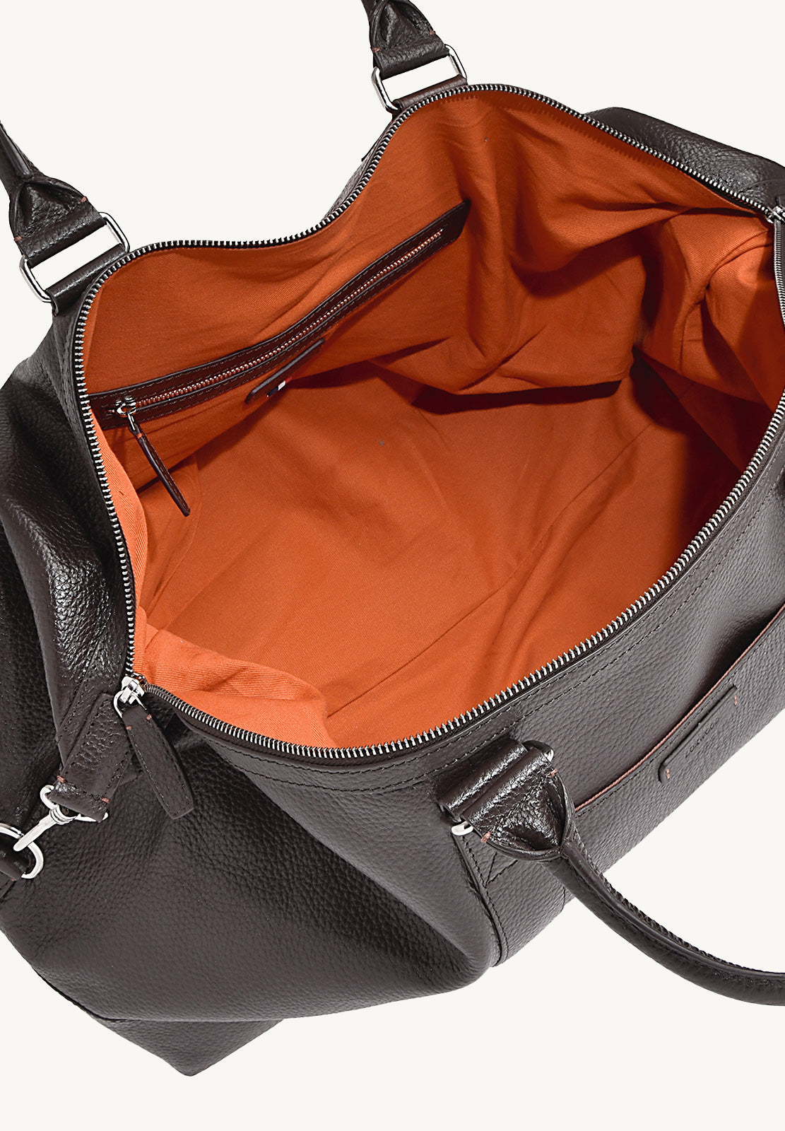 DEAUVILLE - Grained leather travel bag