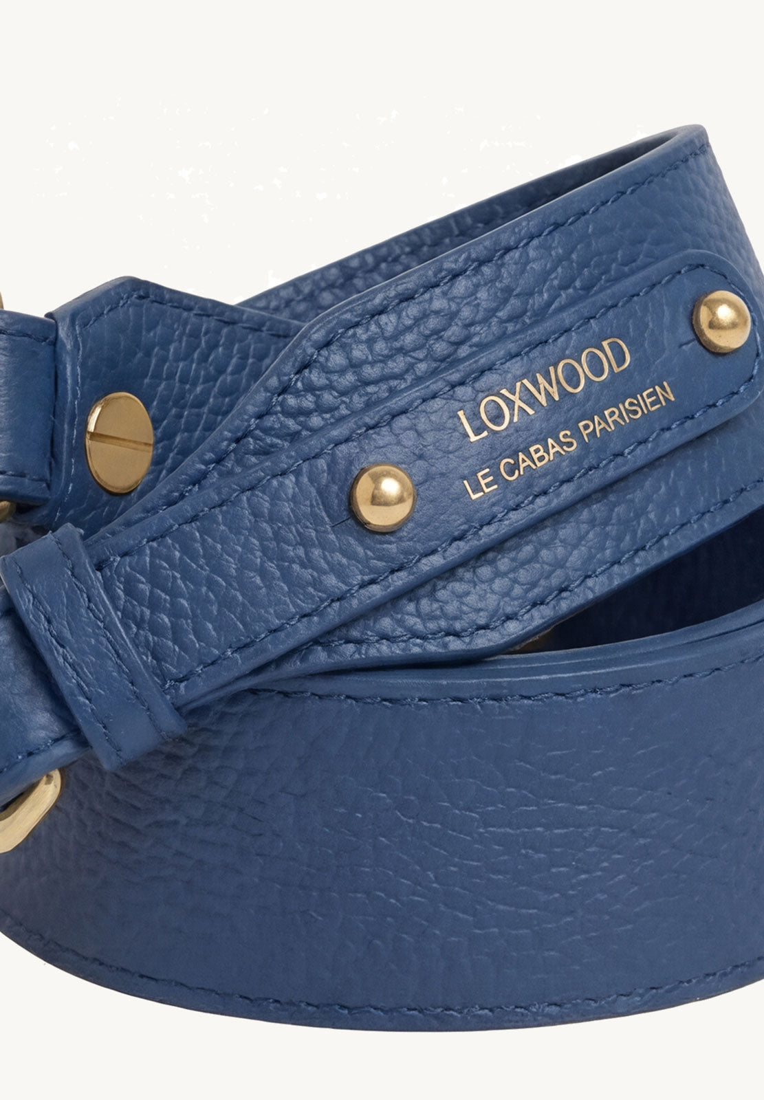 Bandoulière LOXWOOD en cuir grainé