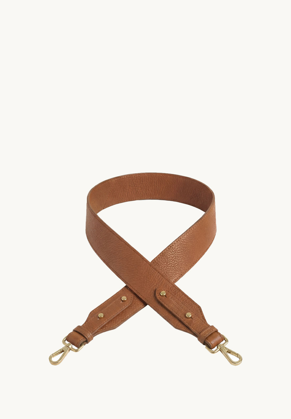 Bandoulière LOXWOOD en cuir grainé