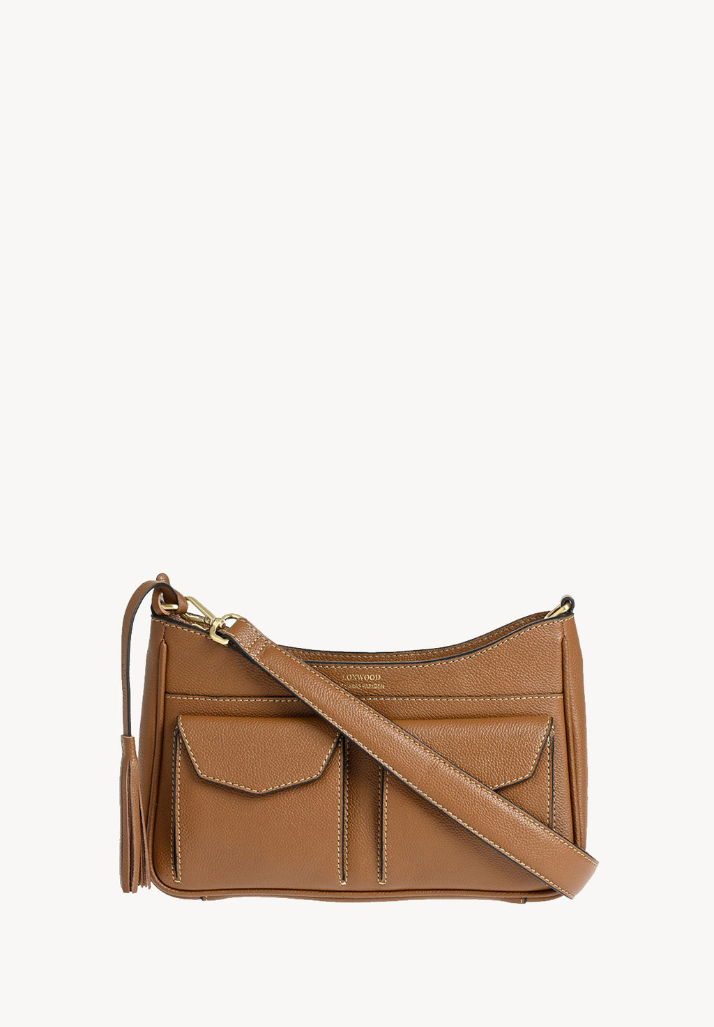 LISON - Grained leather shoulder bag