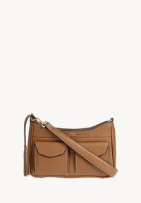 LISON - Grained leather shoulder bag