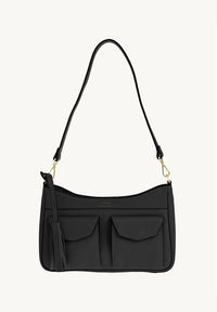 LISON - Grained leather shoulder bag