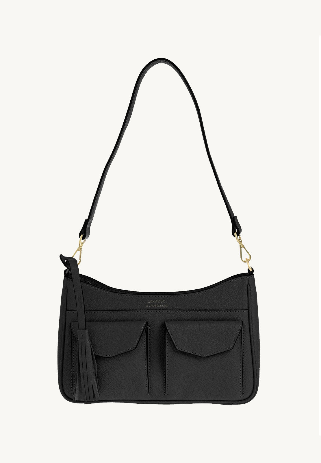 LISON - Grained leather shoulder bag