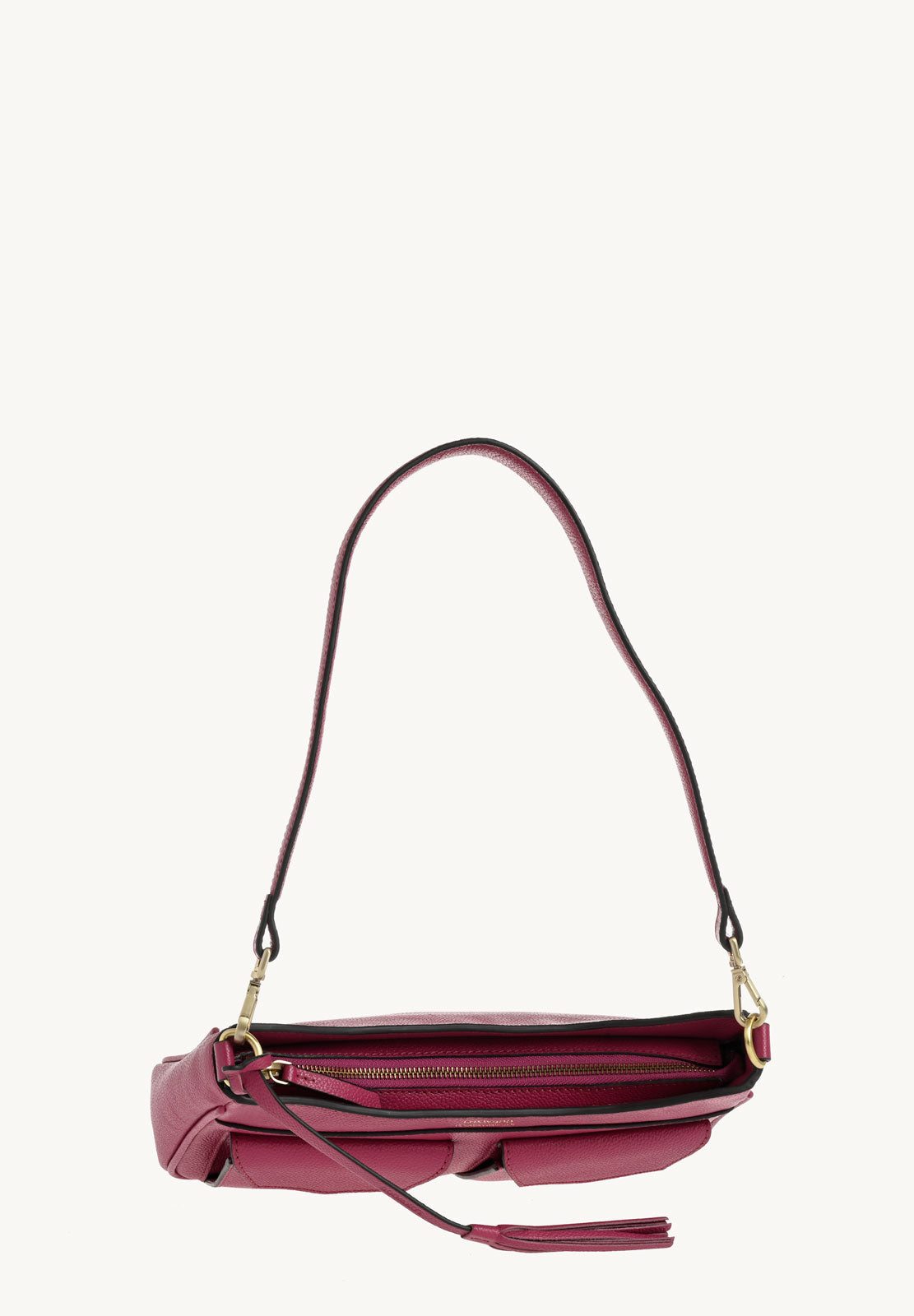 LISON - Sac porté épaule cuir grainé