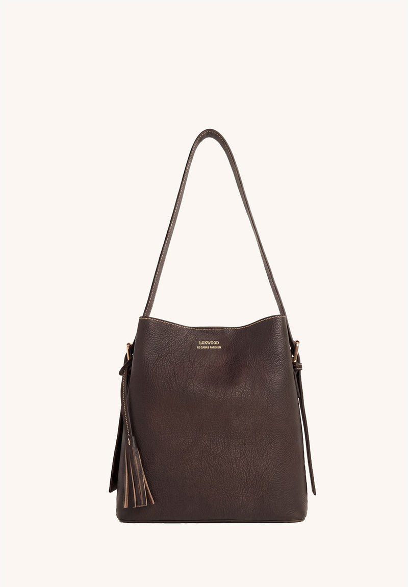 NAYA - Sac épaule en cuir grainé
