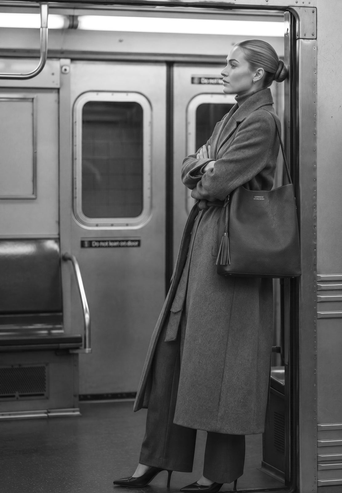 NAYA - Sac épaule en cuir grainé