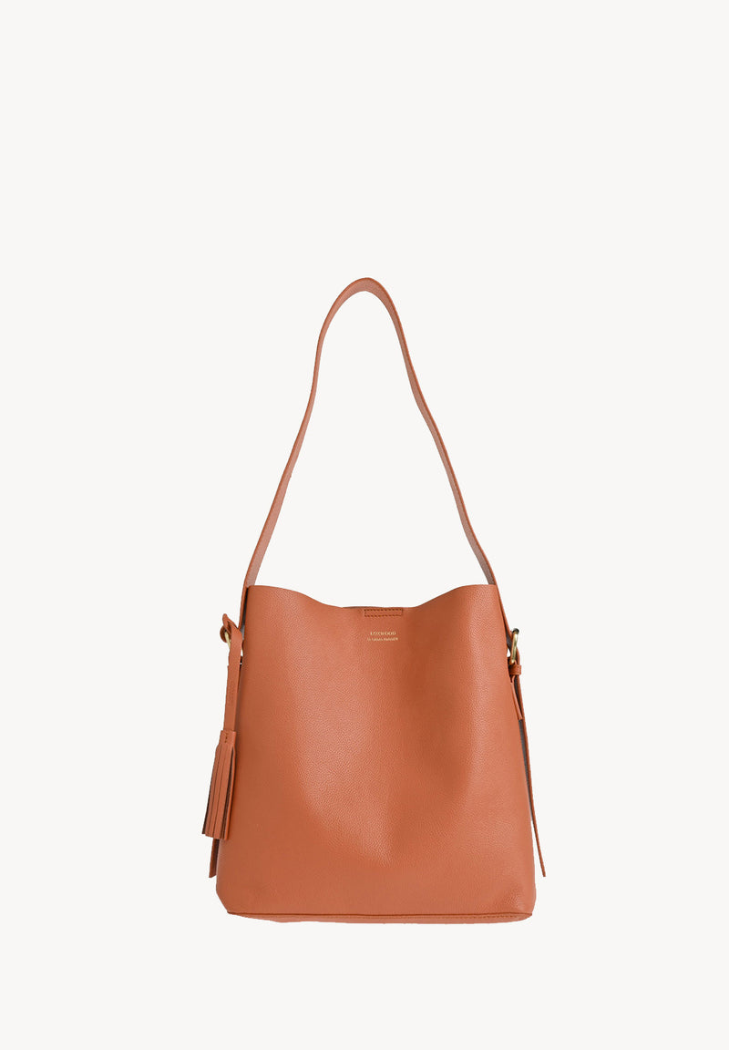 NAYA - Soft grained leather tote bag